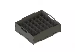 Lasercut Stackable Box With Dividers