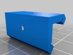 LED 45 degree Bracket for rigid strip 12mm