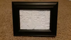 Lithophane with light box