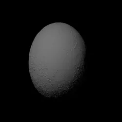 Luna with exaggerated topography scaled one in twenty million