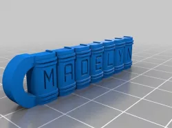 Madelyn Customized Bookshelf Keychain