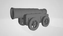 Mons Meg Cannon for DnD and Tabletop Gaming (28mm)