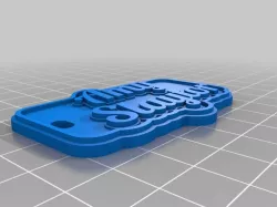 My Customized Multiline Tag or Keychain