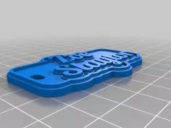 My Customized Multiline Tag or Keychain