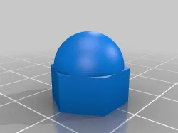 My Customized Parametric Nut Cap