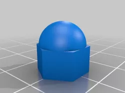 My Customized Parametric Nut Cap