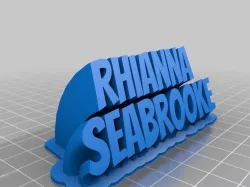 Name Plate Rhianna