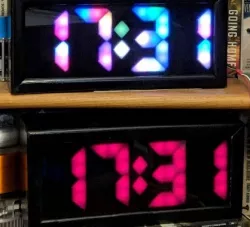 NeoPixel Seven Segment Clock Display