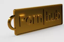 Pornhub Keychain