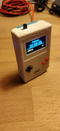 Portable Gameboy 3D printer Monitor