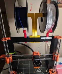 Prusa mirrored spool holder, left loading