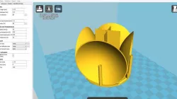 Quad Parabolic Antenna Model