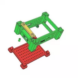Raspberry Pi  CASE for PiCade   Added 2 Wire Clamps 4mm Cable3-8-2019 