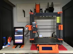 Raspberry Pi Display Case Portrait Feet Mod