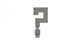 "Riddler Cane Head" with' Insert Base for 20mm PVC PIPE
