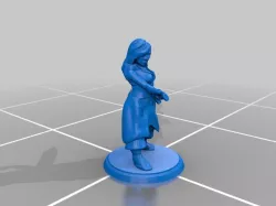 RPG mini - Human Bandit Swordsman Female - Vistani