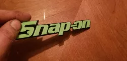Snap-on box logo