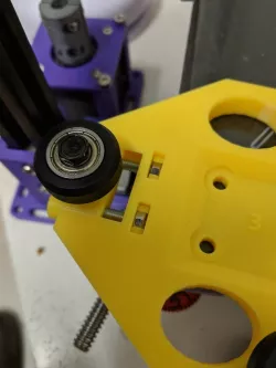 Tevo Tarantula X rail support Remixed - Fixes