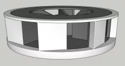 Tornado Siren for Shaded Pole Motor (ACA 8 Port Design) VERY LOUD