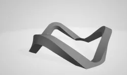 Twisted moon stand