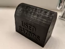 Used Razor Blade Bank
