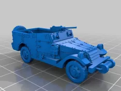 White M3 Scout Car [1:100 Scale]