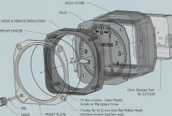 WWII Style Altimeter Desk Clock