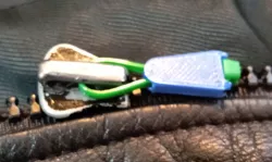 Zip-tie zipper pull