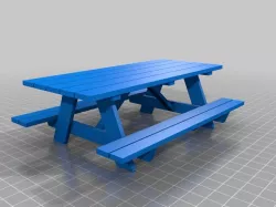 1:16 Scale Picnic Table