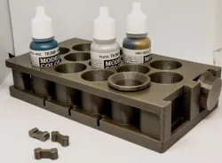 13 paint bottle stand (holds 25mm diameter bottles)