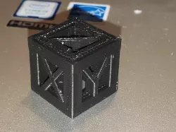 20mm framed calibration cube