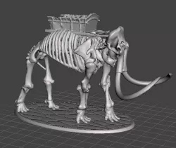 28mm Skeleton Warrior Mammoth (no crew)