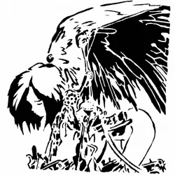 Alita Battle angel stencil