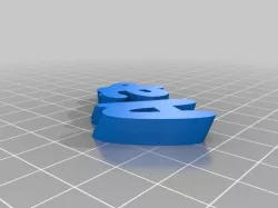 Allan iamburny's v2  Text - Name Keyring / Keyfob