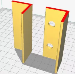 Angle Iron Cleats with and without holes