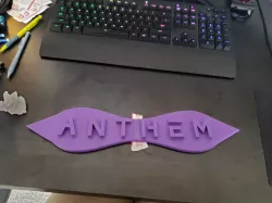 Anthem Name Plate