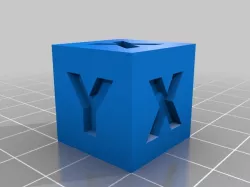Calibration Cube X/Y