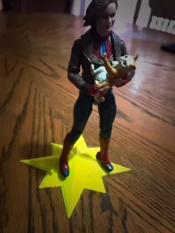 Captain Marvel Figure Stand