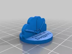 Cloud of Daggers Spell Token