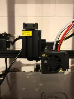 Creality CR-10 Laser/Plotter/Dremel flex shaft adapter
