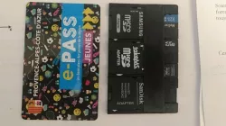 Credit Card size SD/microSD card holder