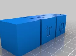 Customized Word Cube - Word Families