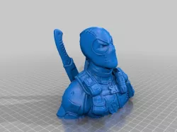 DeadPool Bust with secret button