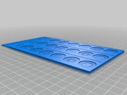 Element and Round Tray for Gloomhaven