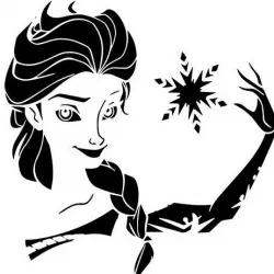 Elsa stencil