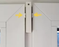 ELV MAX! Window Sensor Magnet Holding Clamp Dual Window Hack