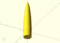 Estes Mega Der Red Max (MDRM) nosecone