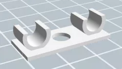 FRC 1/4" Pneumatic Tube Holder