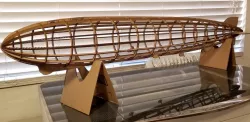 Giant Graf Zeppelin LZ 127 cardboard lasercut model (48 in.)