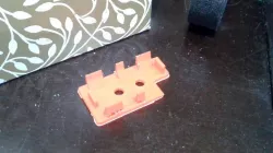 Glovebox blank switch hole